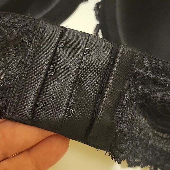 NEW 38DDD 38F PARAMOUR BLACK SOFT LACE CUP UNDERWIRE SUPPORT BRA NWT - Picture 4 of 7